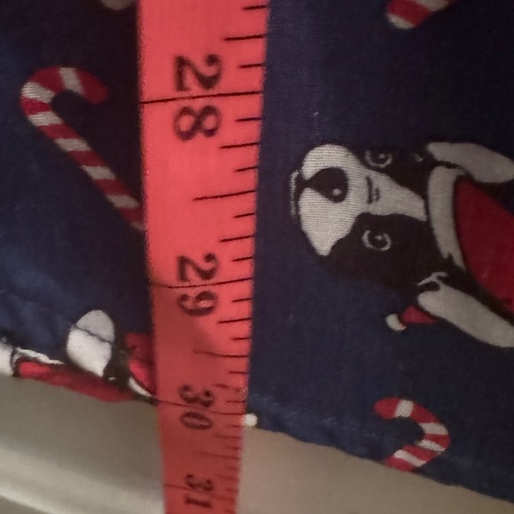 Simon Banks Terrier Dog Christmas Holiday Button Up Shirt 15.5 Size M - Picture 5 of 6